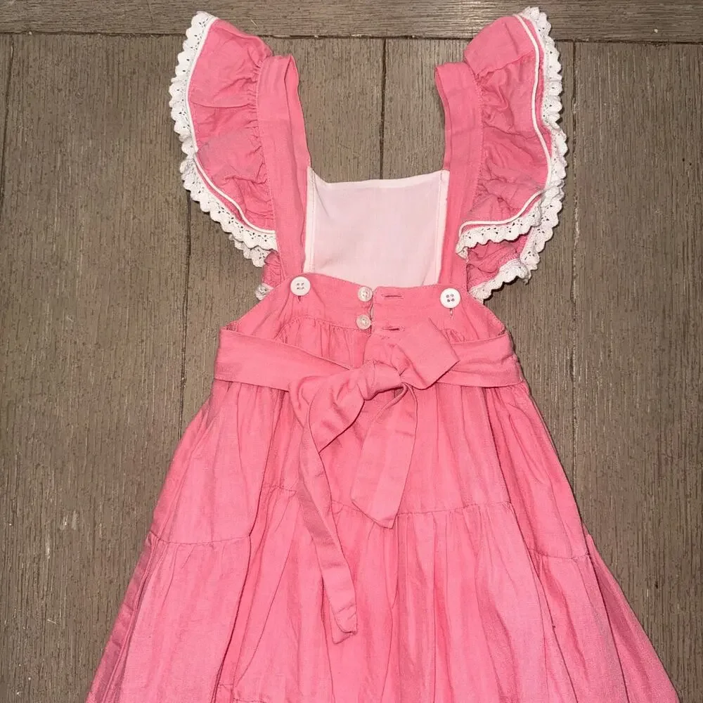 Well Dressed Wolf “Naomi” Azalea pink long maxi dress 3T